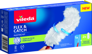 Vileda Flex&Catch prachovka s krátkou rukojetí 1 ks