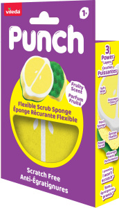 VILEDA Punch lemon houbička 1 kus