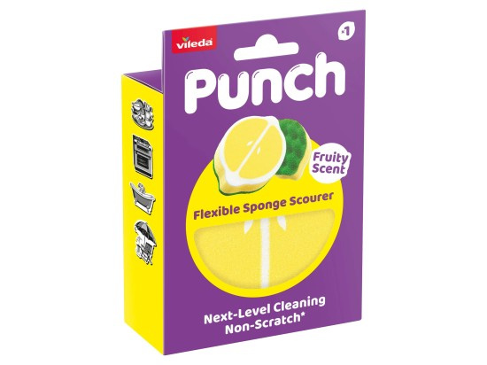 VILEDA Punch lemon houbička 1 kus