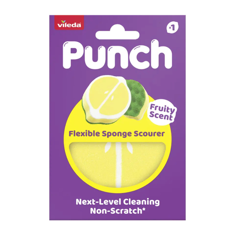 VILEDA Punch lemon houbička 1 kus