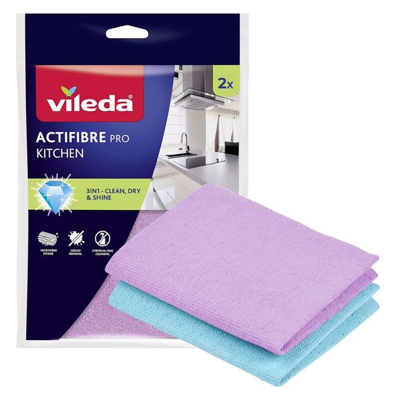 VILEDA Actifibre mikrohadřík do kuchyně 2 kusy