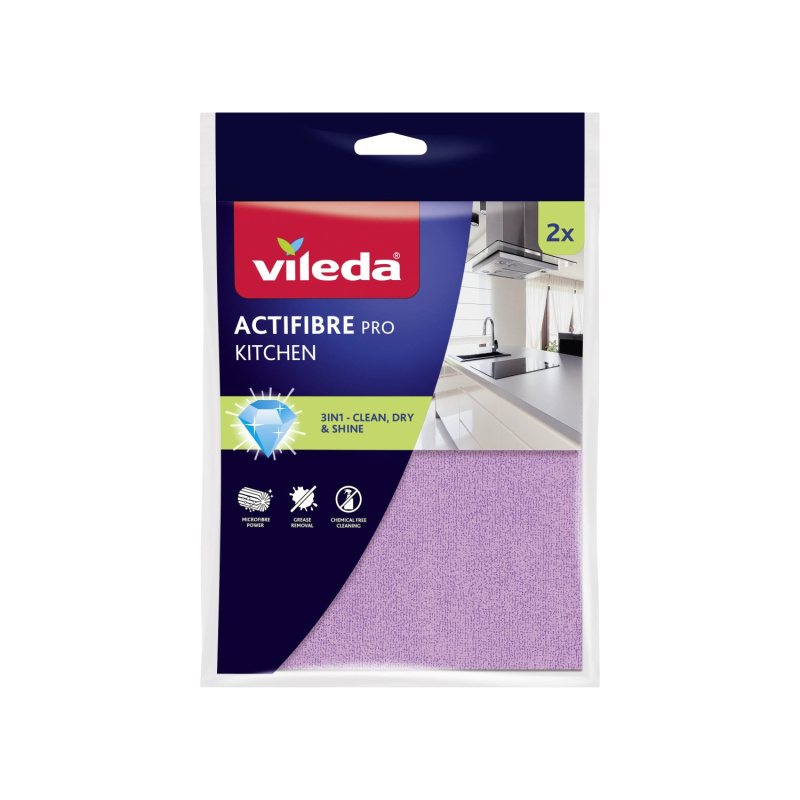 VILEDA Actifibre mikrohadřík do kuchyně 2 kusy