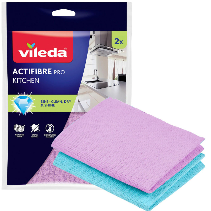 VILEDA Actifibre mikrohadřík do kuchyně 2 kusy