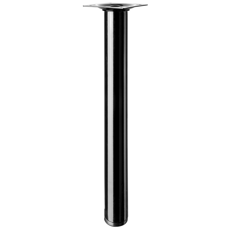 Hettich Nábytková noha kulatá, černá, pr. 30 x 300 mm