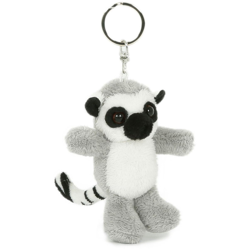 Plyšový přívěsek lemur kata 7 × 8 cm