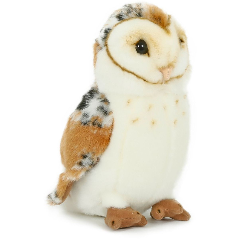 Plyšová sova pálená 20 cm