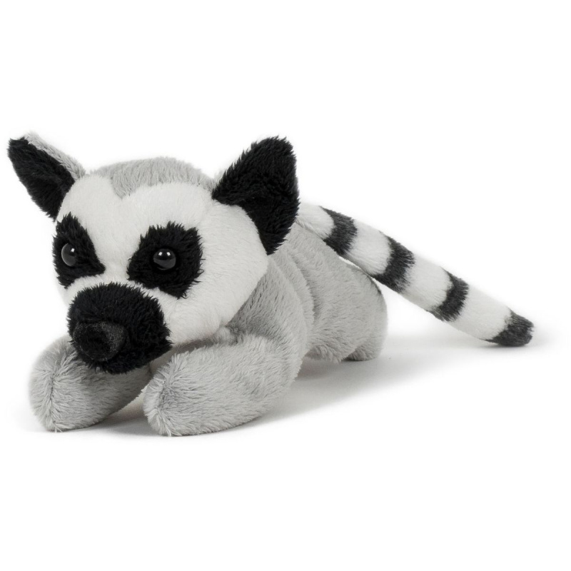 Plyšový lemur kata ležící 18 cm