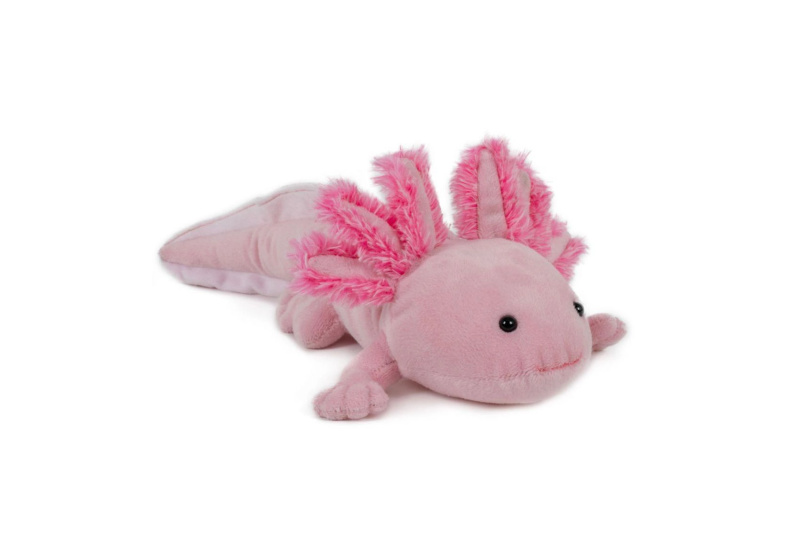 Axolotl mexický plyšák 16x30 cm
