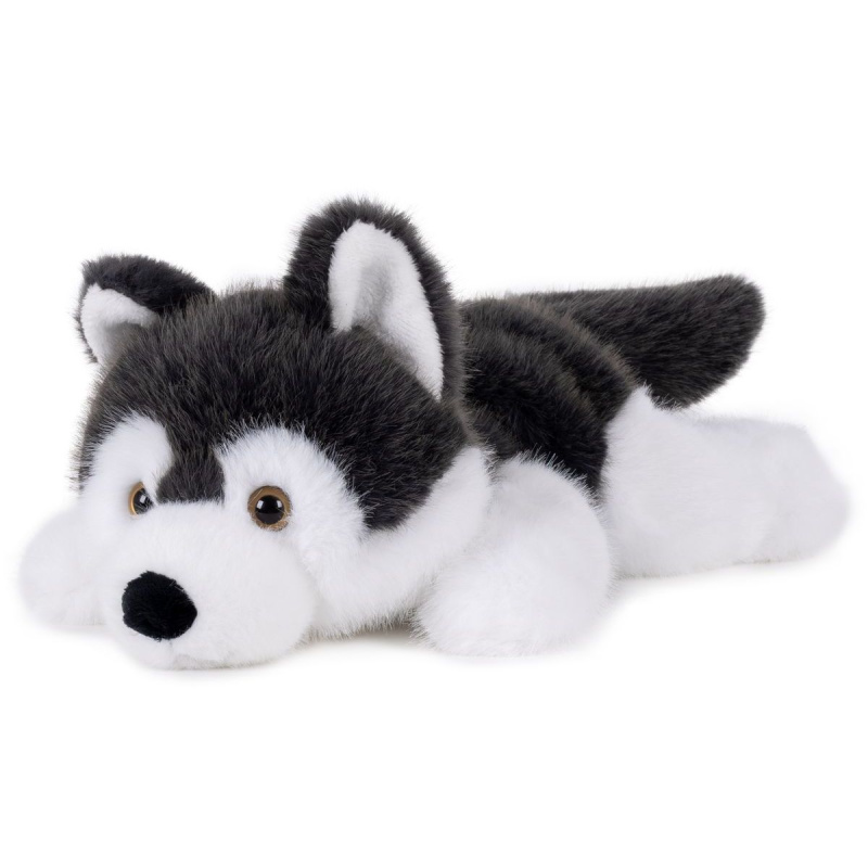 Plyšový husky ležící 30 cm