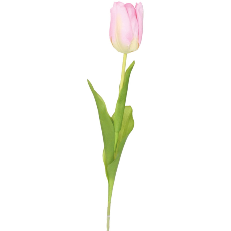 Umělý tulipán růžový 64 cm