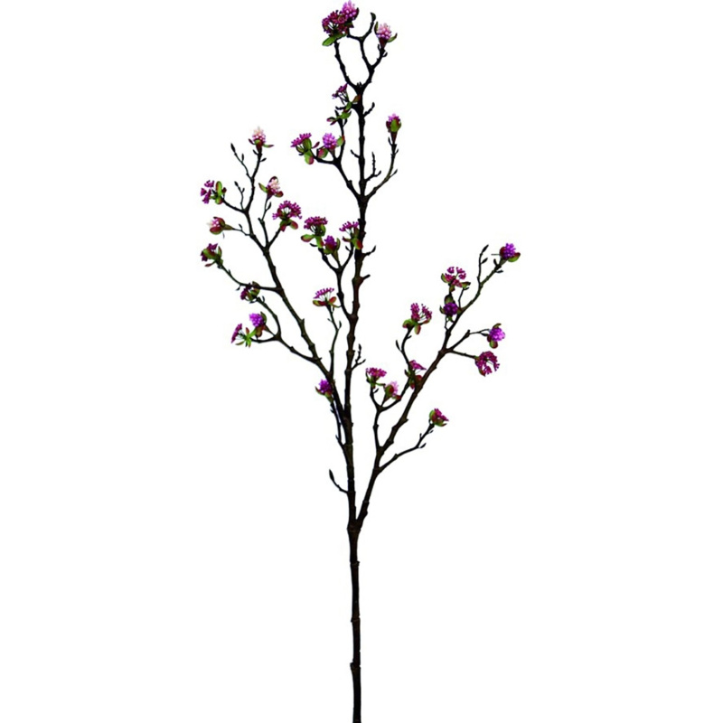 FlowerPower Umělá květina - větvička s bobulemi, nachová, 100 cm