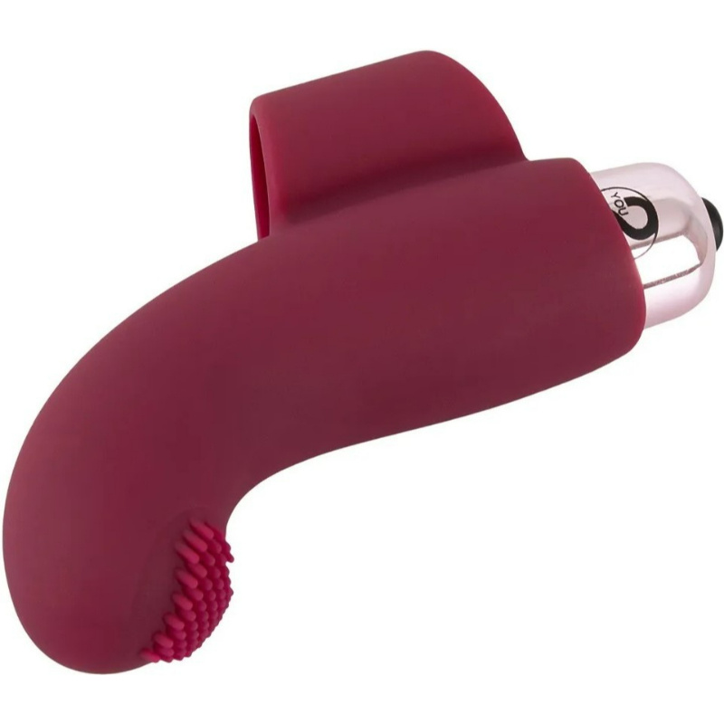 Magic Shiver minivibrátor na prst | vínová