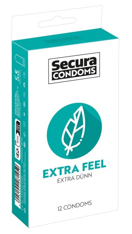 Secura Extra Feel – ultra tenké kondomy 12 ks