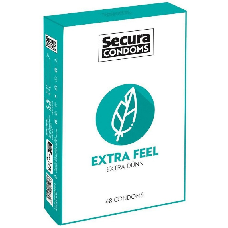 Secura Extra Feel – ultra tenké kondomy 48ks