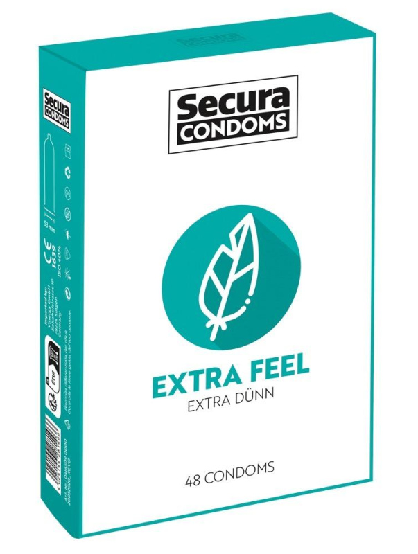Secura Extra Feel – ultra tenké kondomy 48ks