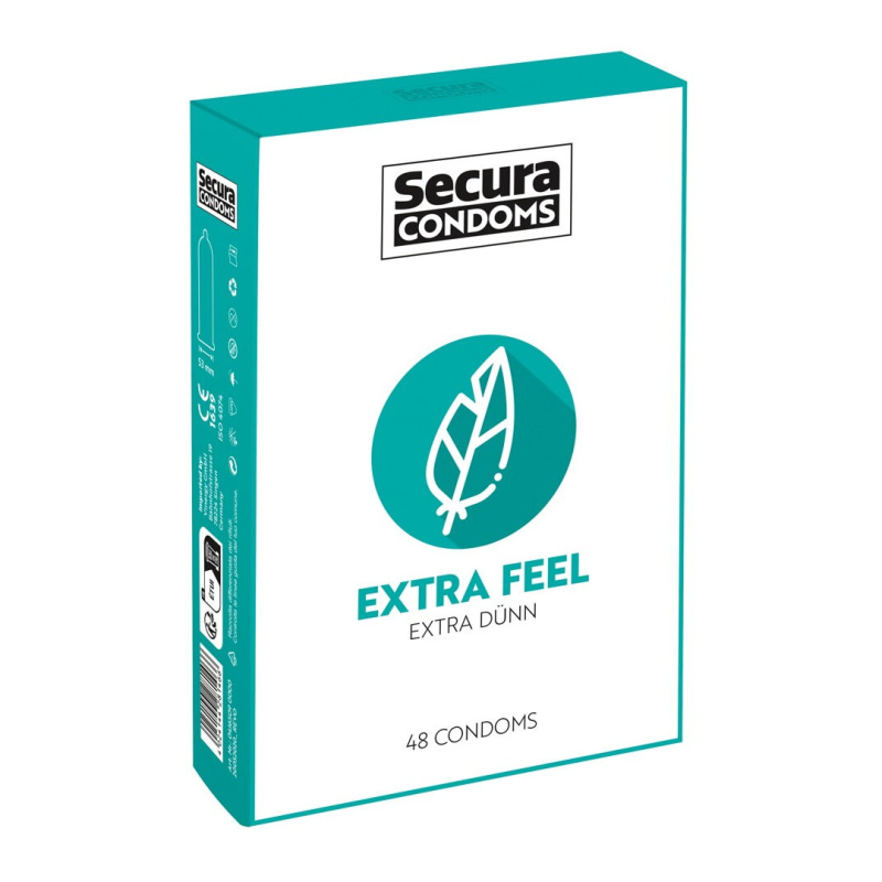 Secura Extra Feel – ultra tenké kondomy 48ks