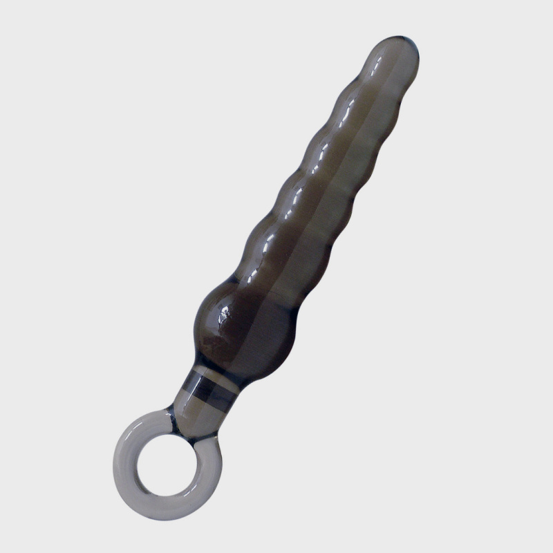 You2Toys Anal Drops úzký kolík s očkem černý
