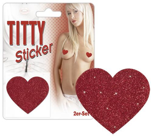 Titty Sticker Herz Nálepky na bradavky