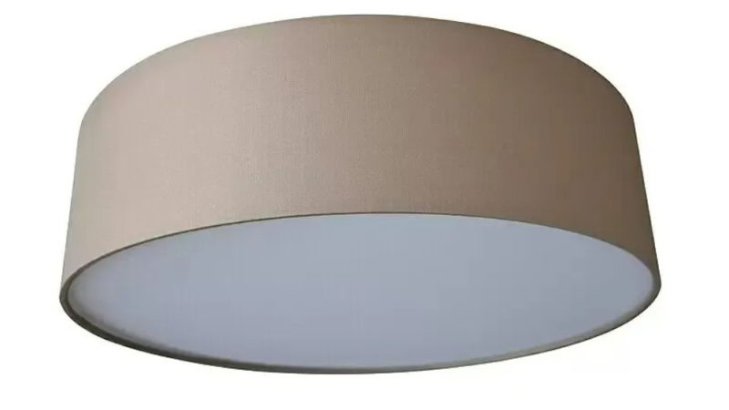 German Stropní svítidlo / 2 x 60 W / patice E27 / ? 40 cm / látkové stínidlo / hnědá Varianta: ivi1