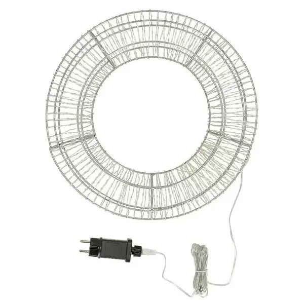 German Světelná LED dekorace "Věnec" / 1500 LED / 40 × 9 cm / teplá bílá Varianta: ivi1