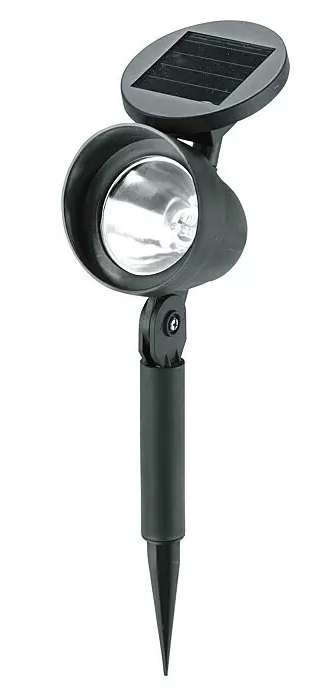 German Zahradní solární LED soumrakové světlo Solar Spot 2 / zápich / černá Varianta: ivi1