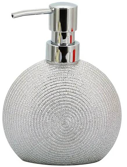 Dávkovač mýdla Venus Kalama / kamenina/plast / 230 ml / stříbrná Varianta: ivi1