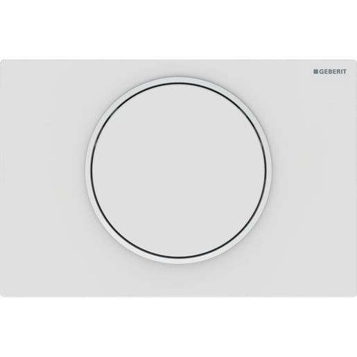 Geberit Sigma10 ovládací tlačítko ocel bílá mat 115.758.01.5
