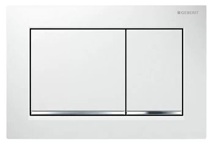 Geberit Omega30 ovládací tlačítko plast bílá lesk 115.080.KJ.1
