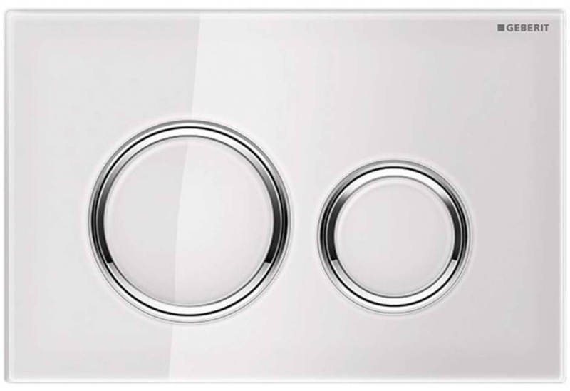 Geberit Sigma21 ovládací tlačítko sklo bílá 115.884.SI.1