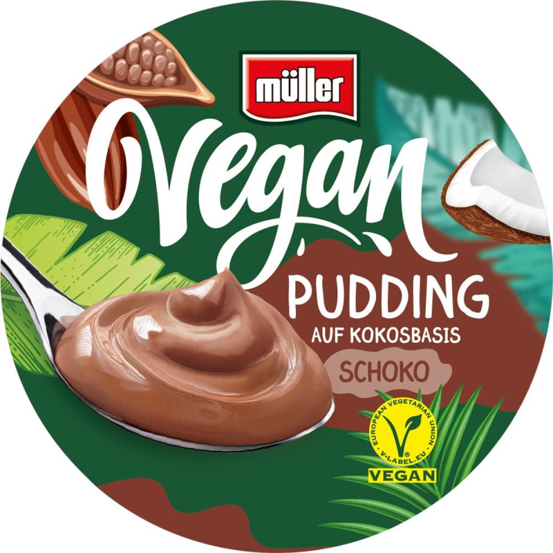 Müller Vegan Pudding čokoládový
