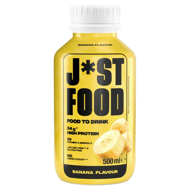 J*st Food Bezlaktózový mléčný nápoj s příchutí banánu