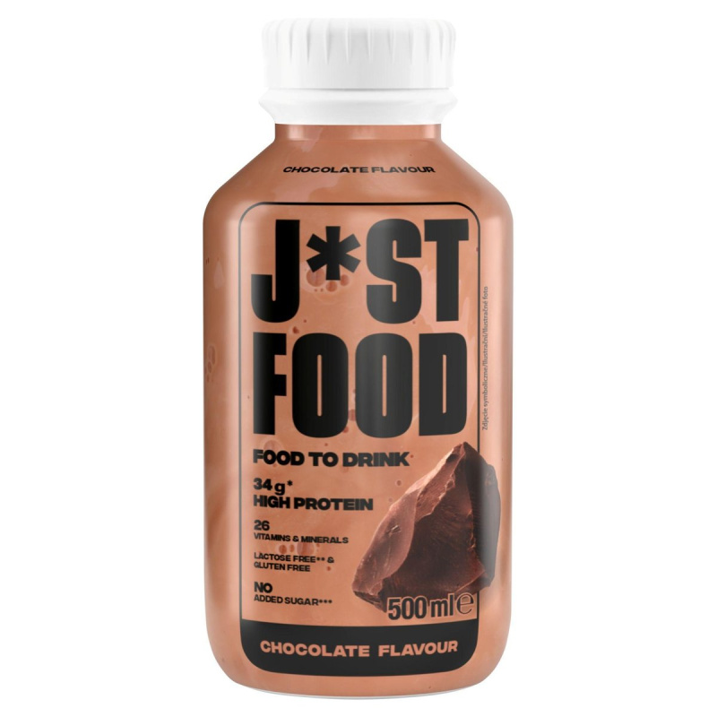 J*st Food Bezlaktózový mléčný nápoj s příchutí čokolády