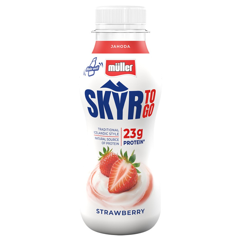 Müller Skyr to go jahodový