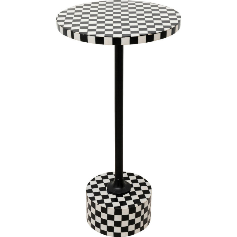 Kare-Design ODKLÁDACÍ STOLEK, černá, bílá