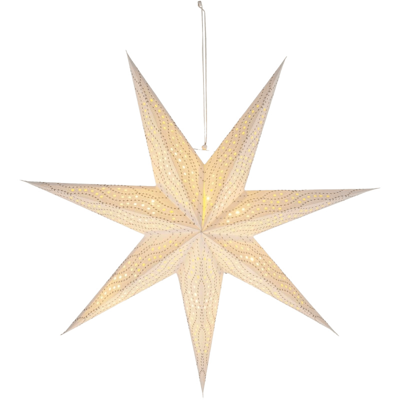 White Shine - LED hvězda - 60 cm