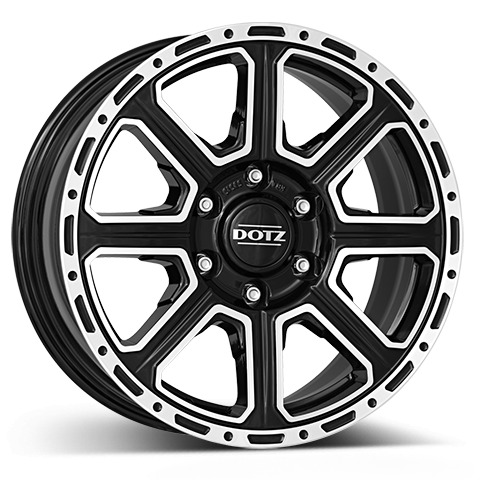 DOTZ 4X4 Kalahari dark 8x17, 6x139,7, ET 30, 93,1