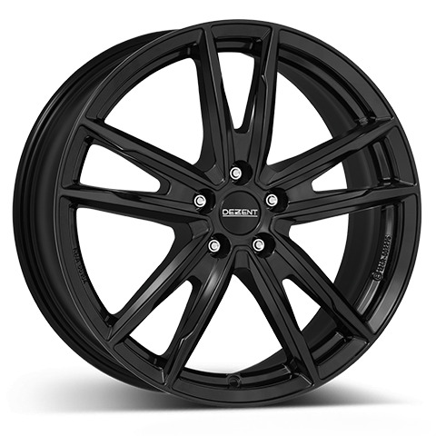 DEZENT KF black 6x15, 5x100, ET 45, 54,1