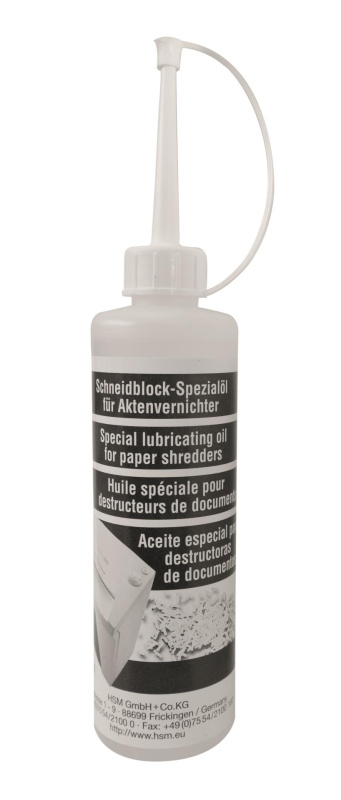 Olej HSM do skartovacího stroje - 250 ml