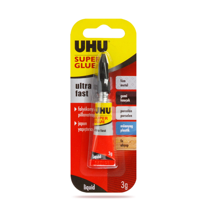 Super Glue tekuté sekundové lepidlo 3 g