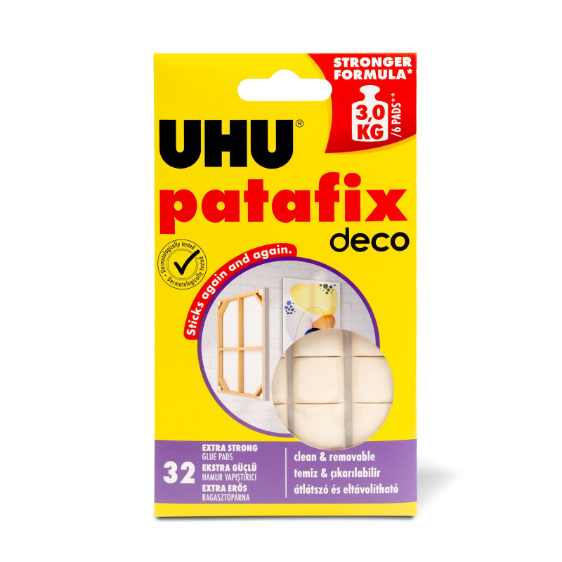 Samolepicí guma Patafix Homedeco 32 ks Uhu