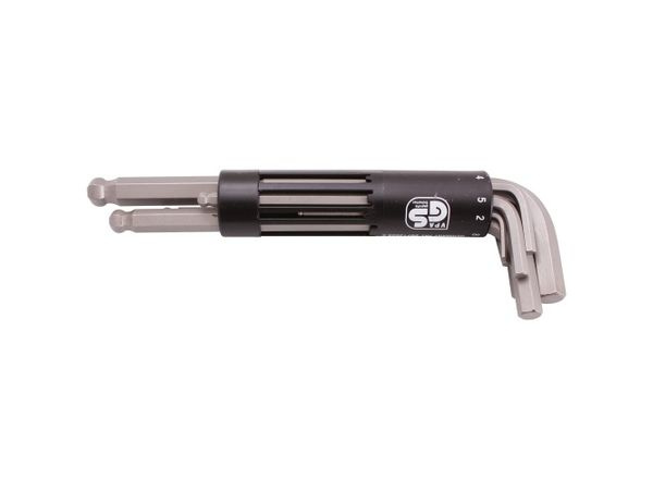 BGS Technic BGS 802 Zástrčné klíče inbus 2 ÷ 10 mm, s koulí. Sada 8 dílů v pořadači