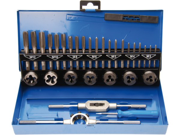 Sada závitníků a závitových oček, 32 ks - B901