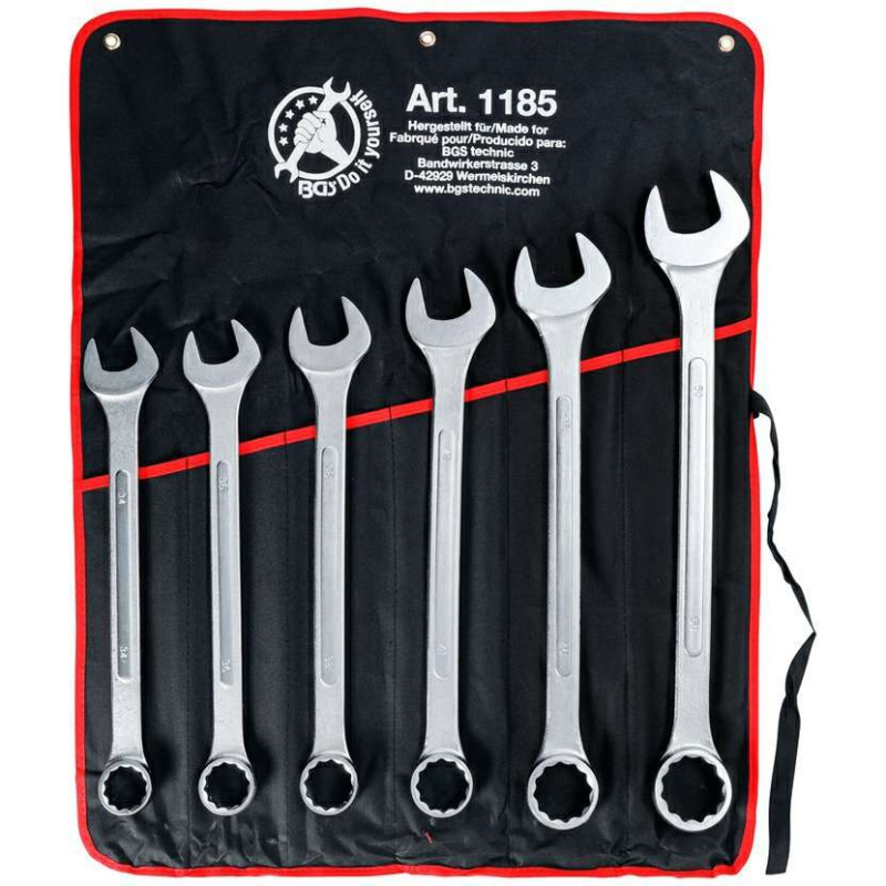 Očkoploché klíče, XXL, 34 - 50 mm, 6 ks - B1185