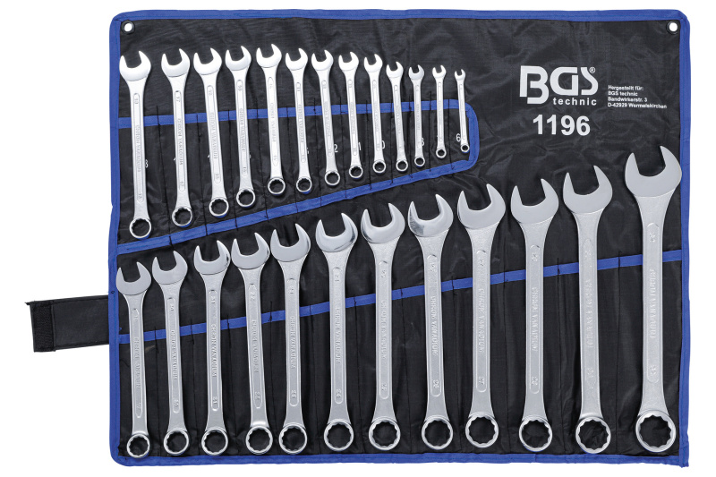 Sada očkoplochých klíčů, 6 - 32 mm, 25 ks - B1196