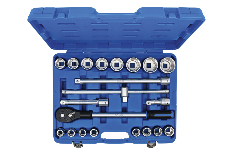 Gola sada, 3/4", 19 - 50 mm, 21 ks - BGS 1207