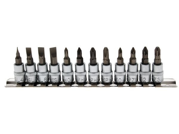 Sada bitů, 1/4", 12 ks - B2163