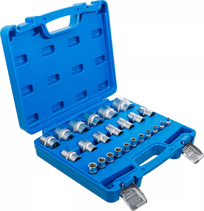 Sada vnitřních nástrčných klíčů 1/4" a 1/2", šestihranné, 24 ks - B2246