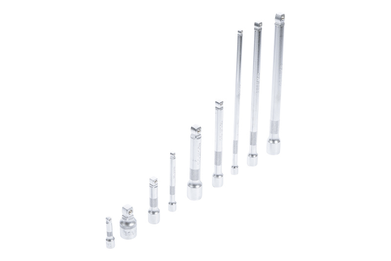 BGS technic Prodloužení výkyvná 1/4", 3/8" a 1/2", různé délky, sada 9 kusů - BGS 2253