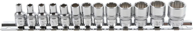 Sada nástrčných klíčů, 1/4, 13 ks - B2269