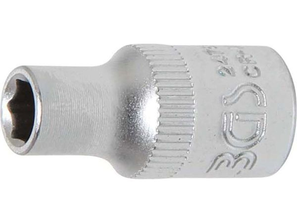 Nástrčná hlavice šestihranná,1/4", 5 mm, BGS - B2476